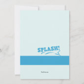 Uitnodiging van de partij Water-pistool (Achterkant)