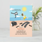 Uitnodiging van de Pensioenpartij (mannen) (Staand voorkant)