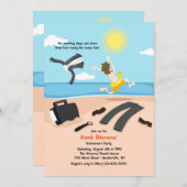 Uitnodiging van de Pensioenpartij (mannen) (Voorkant / Achterkant)