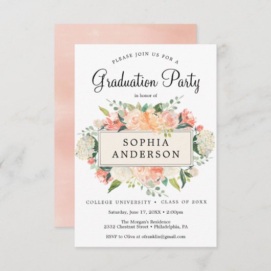 Uitnodiging van de  Persoonsdocatie (Voorkant / Achterkant)