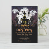Uitnodiging van de Planner van Halloween Party (Staand voorkant)
