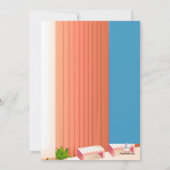 Uitnodiging van de Pool van de Zwemmen (Achterkant)