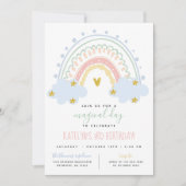 Uitnodiging van de Rainbow Birthday (Voorkant)