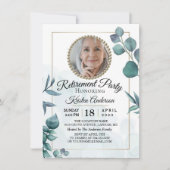 Uitnodiging van de regeringspartij Eucalyptus Gree (Voorkant)