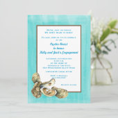 Uitnodiging van de Roast Party van het verloving (Staand voorkant)