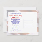 Uitnodiging van de strijdkrachten, vlag, rood (Achterkant)