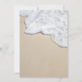 Uitnodiging van de Sunrise Beach Engagement Party (Achterkant)