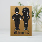 Uitnodiging van de Thanksgiving Gepersonaliseerde (Staand voorkant)