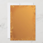 Uitnodiging van de Thanksgiving Turkije (Achterkant)