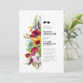 Uitnodiging van de Tropische Dubbele GraduPartij (Staand voorkant)