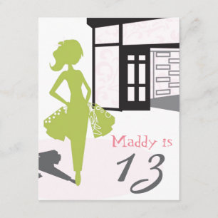 Uitnodiging van de verjaardag - Partij bij het Mal