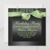 Uitnodiging van de Verjaardag van de partij de (Achterkant)