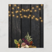 Uitnodiging van de verlovingspartij van de herfst  (Achterkant)