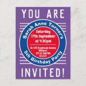 Uitnodiging van de vijfde verjaardag van het kind (Voorkant)