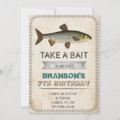 uitnodiging van de visserijpartij (Voorkant)