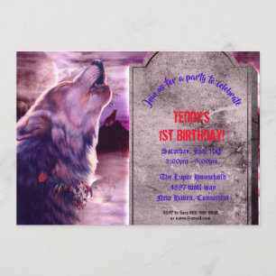 Uitnodiging van de Wolf Halloween Party