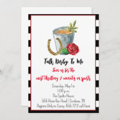 Uitnodiging van Derby Party (Voorkant / Achterkant)