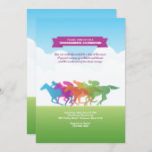 Uitnodiging van Derby Party (Voorkant / Achterkant)