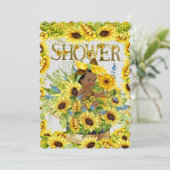 Uitnodiging van edele Baby showers (Staand voorkant)