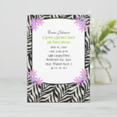 Uitnodiging van een Framed-partij (Staand voorkant)