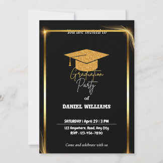 Uitnodiging van een gepersonaliseerde Graduation P