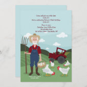 Uitnodiging van Farmer Harper (Voorkant / Achterkant)