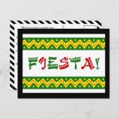 Uitnodiging van festa (Voorkant / Achterkant)