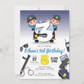 Uitnodiging van Fireman Party (Voorkant)