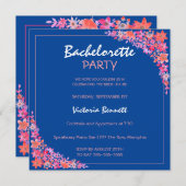 Uitnodiging van Floral Bachelorette (Voorkant / Achterkant)