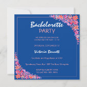 Uitnodiging van Floral Bachelorette (Voorkant)