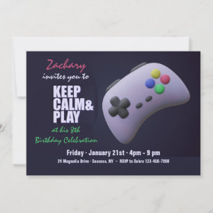 Uitnodiging van gamepad