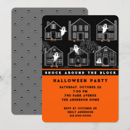 Uitnodiging van groep Halloween