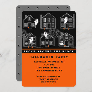 Uitnodiging van groep Halloween