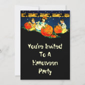 uitnodiging van Halloween op gerecycleerd papier (Achterkant)