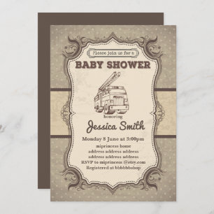 uitnodiging van het BABY SHOWER - speelgoed