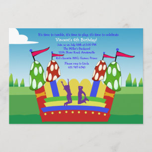 Uitnodiging van het Huis van Bounce