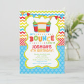 Uitnodiging van het Huis van de sprongen/Uitnodigi (Staand voorkant)