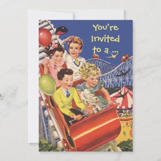 uitnodiging van het Onderzetter van Roller van Bi (Voorkant)