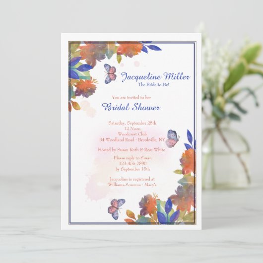 Uitnodiging van het seizoen wijzigen (Staand voorkant)