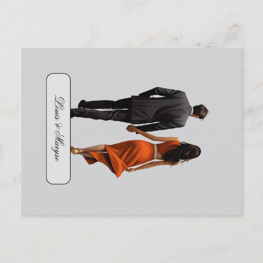 Uitnodiging van huwelijken | Draai (Achterkant)