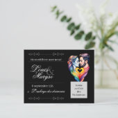 Uitnodiging van huwelijken | Draai (Staand voorkant)