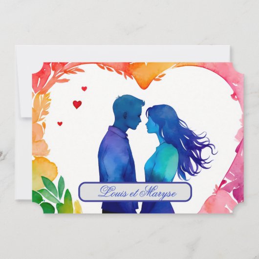 Uitnodiging van huwelijken | Draai (Achterkant)