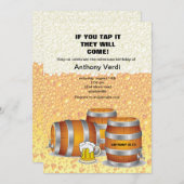 Uitnodiging van Keg Party (Voorkant / Achterkant)