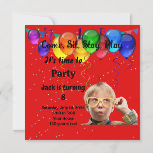 Uitnodiging van kinderen op Birthday