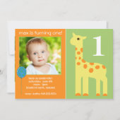 Uitnodiging van kinderen op Birthday (Voorkant)