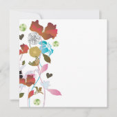 Uitnodiging van klaprozen (Voorkant)