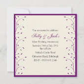 Uitnodiging van KMO's en Paarse Jubilea (Voorkant)