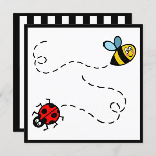 Uitnodiging van Ladybird en Bumblebee
