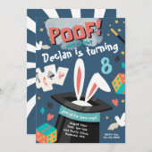 Uitnodiging van Magic Party | Uitnodiging van Magi (Voorkant / Achterkant)