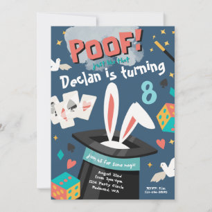 Uitnodiging van Magic Party   Uitnodiging van Magi